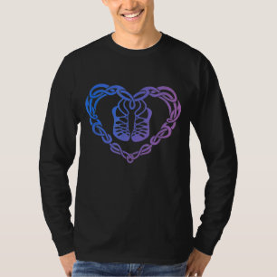 Irish Step Dancing Celtic Knot Heart 4 T-Shirt