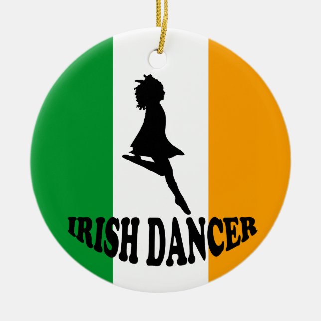 Irish Step Dancing Ornament (Front)