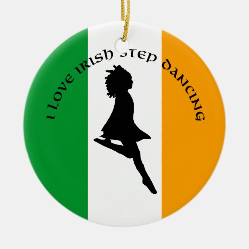 Irish Step Dancing Ornament