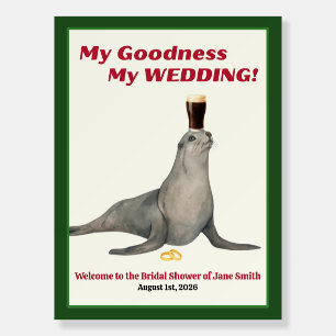Irish Stout Bridal Shower Welcome Sign