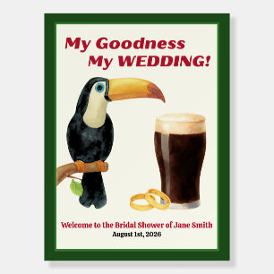 Irish Stout Bridal Shower Welcome Sign