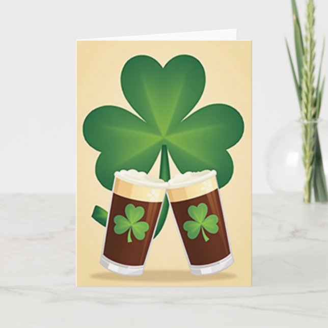 Irish Stout Cheers Card (Front)