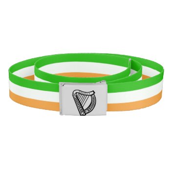 Irish Stripes Flag Belt by Pir1900 at Zazzle