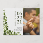 Irish Stylized Shamrock Leafy Foliage  Postcard