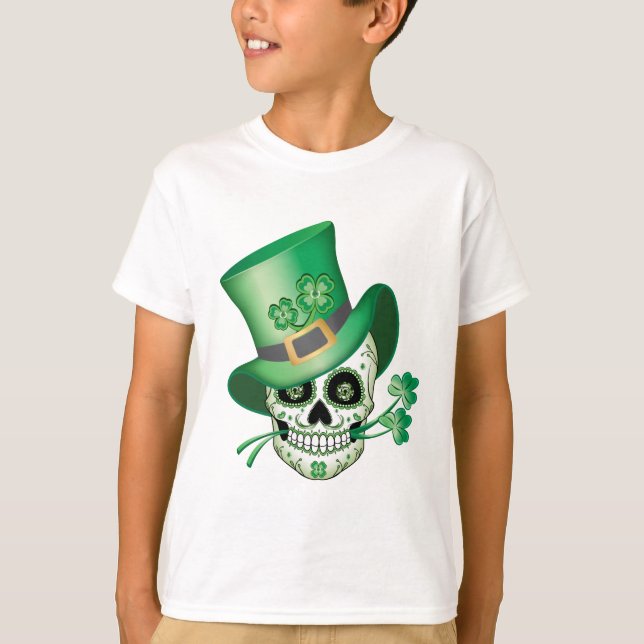 Irish Sugar Skull T-Shirt (Front)