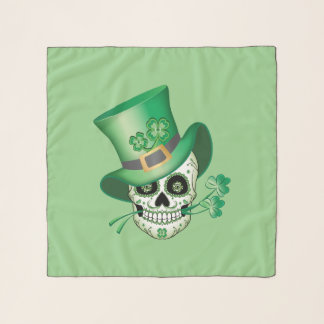 Irish Sugar Skull T-Shirt Scarf