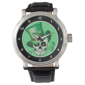 Irish Sugar Skull Watch