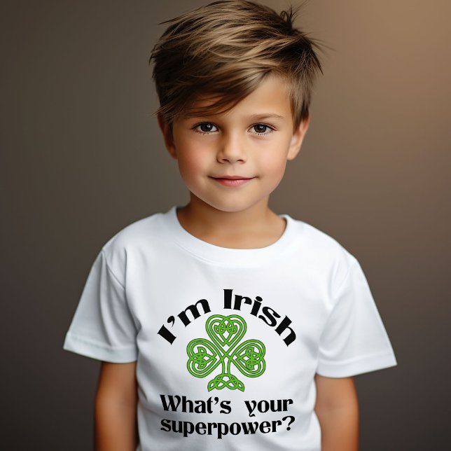 Irish Superpower Funny St. Patrick's Day T-Shirt (Creator Uploaded)