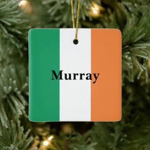 Irish Surname Name Custom  Ceramic Ornament
