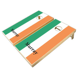 Irish Surname Name Custom Cornhole Set
