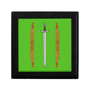 Irish Sword and Knotwork Gift Box