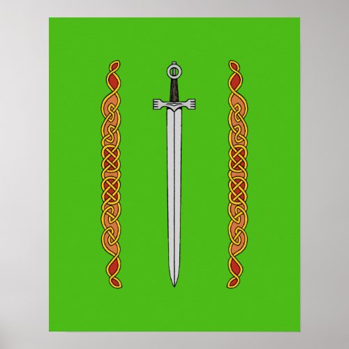 Irish Sword and Knotwork