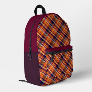 'Irish Tartan' Pattern Backpack 