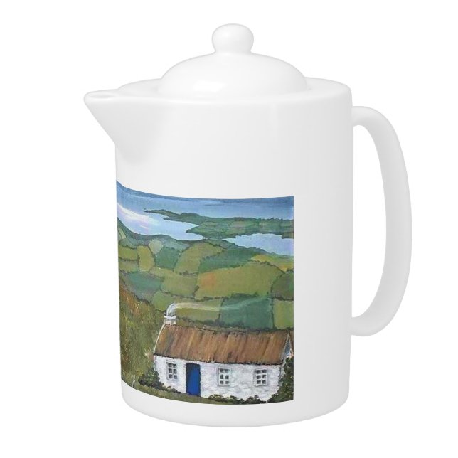 Irish Tea Pot, Ireland Teapot (Right)