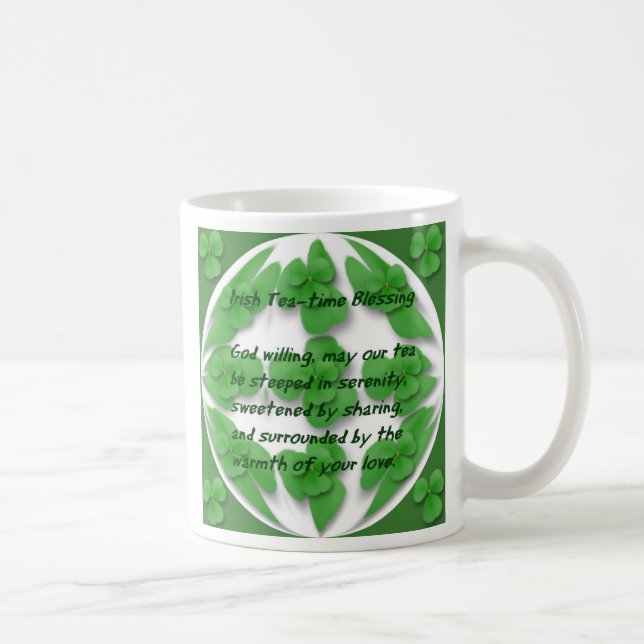 Irish Tea-Time blessing Coffee Mug (Right)