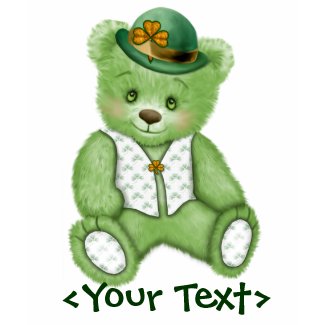 Irish Teddybear - Green shirt