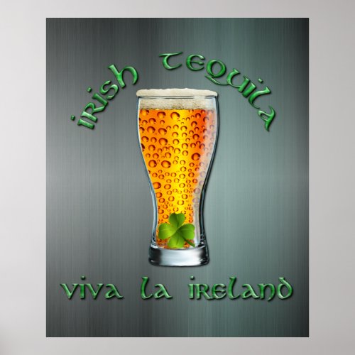 Irish Tequila _ Viva la Ireland Poster