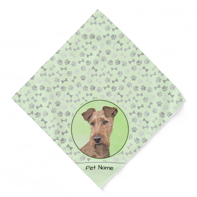 Irish Terrier Bandana (Front)