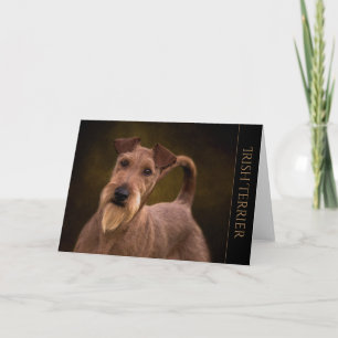 Irish Terrier Blank Greeting Card