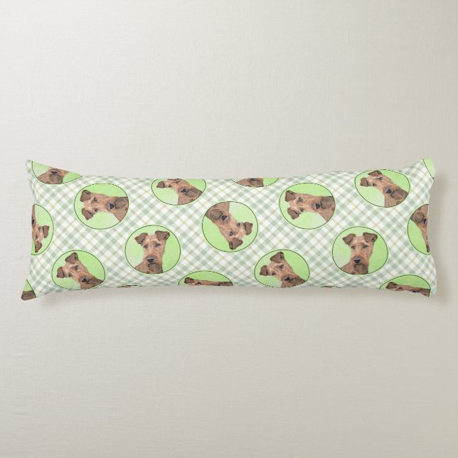 Irish Terrier Body Pillow (Front)