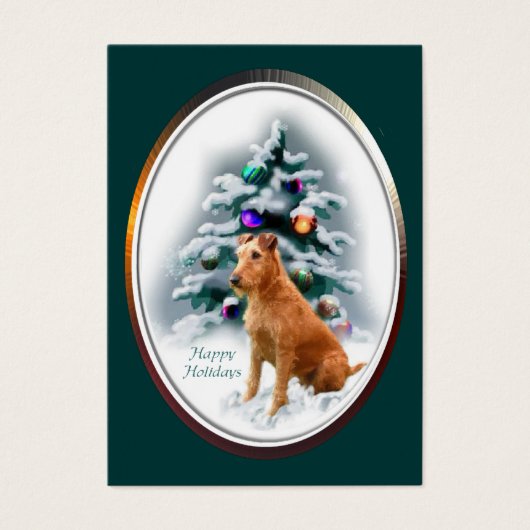 Irish Terrier Christmas Gifts (Front)