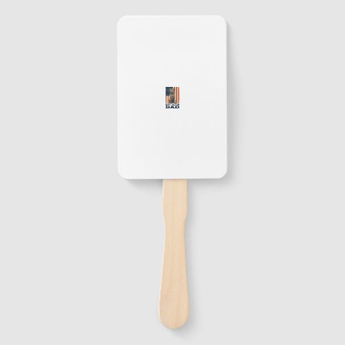 Irish Terrier Dad Patriotic Vintage Hand Fan