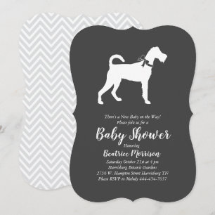 Irish Terrier Dog Baby Shower Gender Neutral Invitation