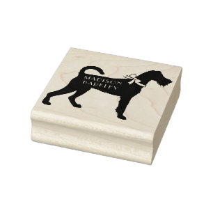 Irish Terrier Dog Puppy Rubber Stamp