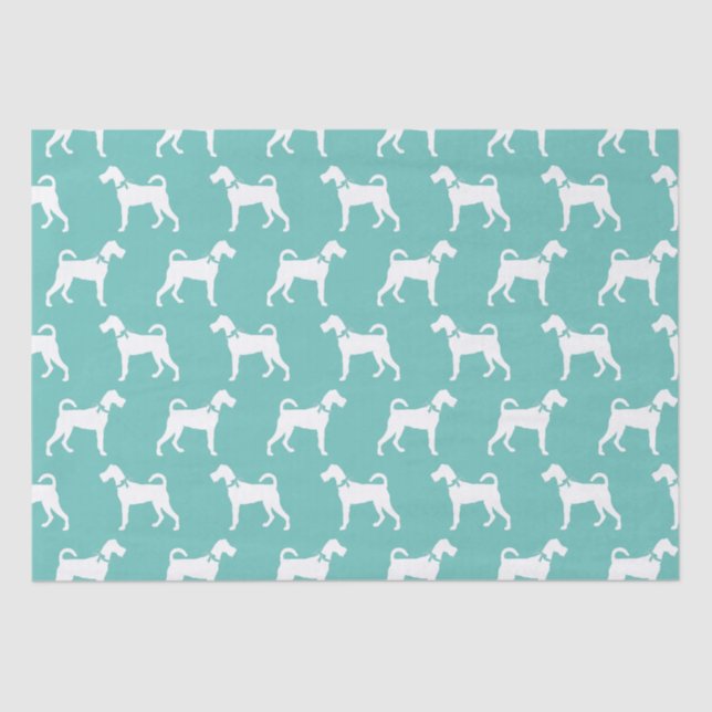 Irish Terrier Dog Puppy Tissue Paper (Front)
