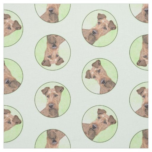Irish Terrier Fabric