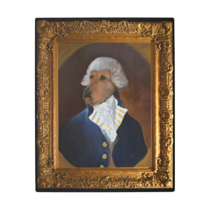 Irish Terrier "Gentleman" Painting Metal Art