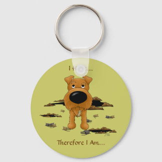 Irish Terrier (Irish Terriers) I Hunt... Keychain