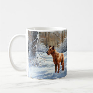 Irish Terrier Let It Snow Christmas Coffee Mug