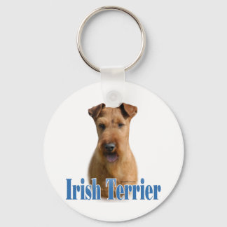 Irish Terrier Name Keychain