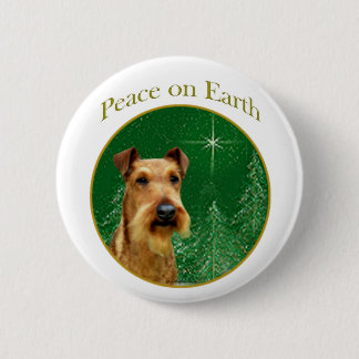 Irish Terrier Peace Button