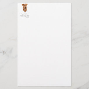 Irish Terrier Rainbow Bridge Stationery