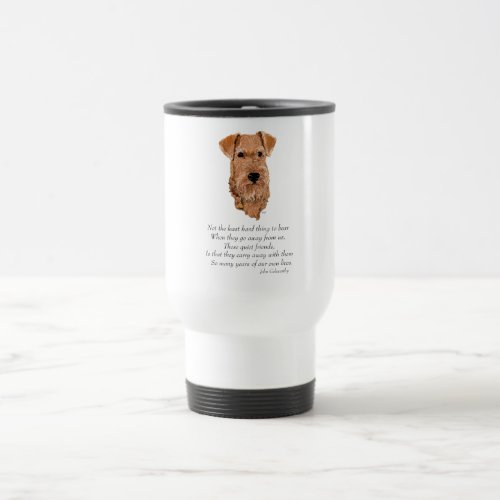 Irish Terrier Rainbow Bridge Travel Mug