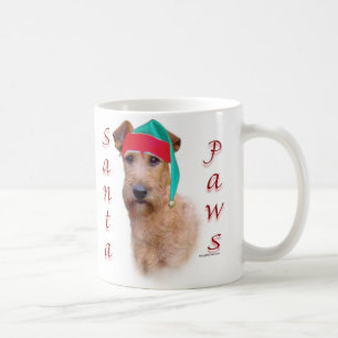Irish Terrier Santa Paws Coffee Mug