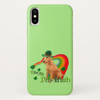 Irish Terrier St Patricks Day iPhone X Case