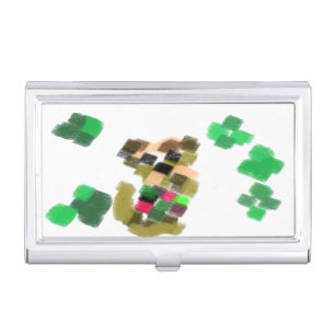 Irish terrier St Patrick's day fun Business Card Case