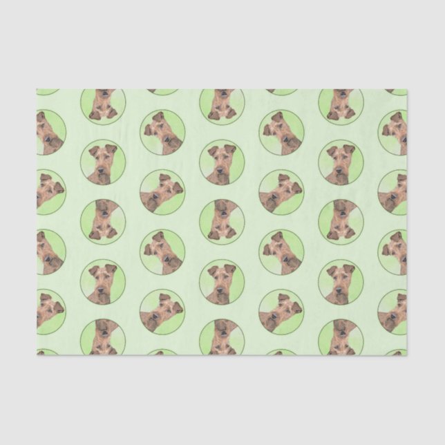 Irish Terrier Tissue Paper (Front)