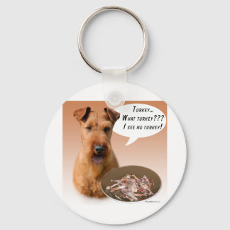 Irish Terrier Turkey Keychain