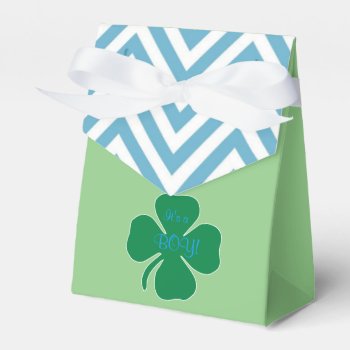 Irish Themed Baby Shower Favor Box by CardinalCreations at Zazzle