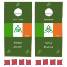 Irish Themed Cornhole Set