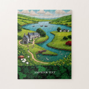 Irish-themed Personalized Landscape Puzzle