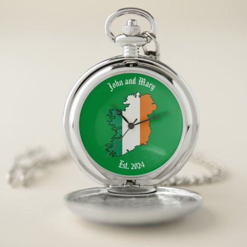 Irish Themed Pocket Watch 