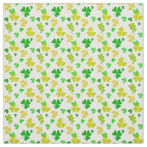 irish three leaves clover pattern fabric