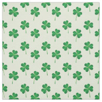 irish three leaves clover pattern fabric