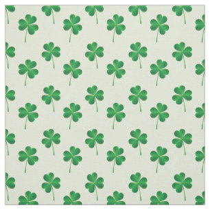 irish three leaves clover pattern fabric
