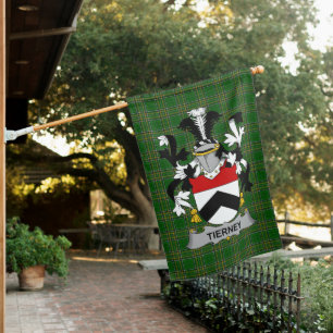 Irish Tierney Coat of Arms Family Crest Ireland House Flag